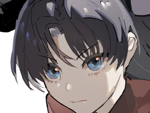 rin tohsaka fatestay fate stay night master jeu manga anime ln waifu femme brune