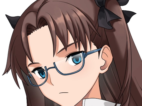 rin tohsaka fatestay fate stay night master jeu manga anime ln waifu femme brune