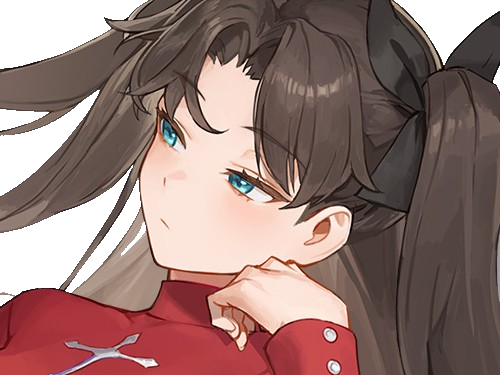 rin tohsaka fatestay fate stay night master jeu manga anime ln waifu femme brune