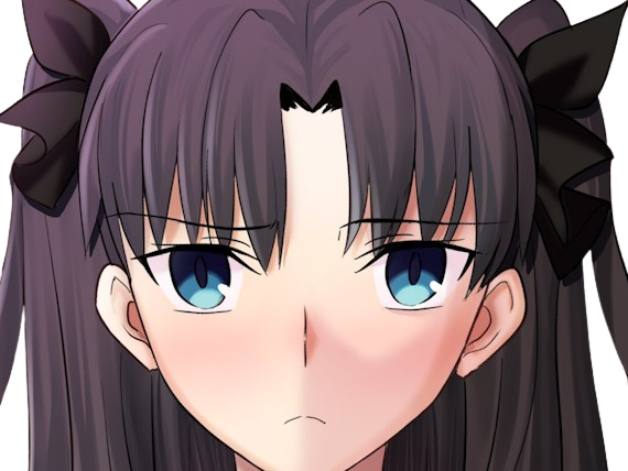 rin tohsaka fatestay fate stay night master jeu manga anime ln waifu femme brune