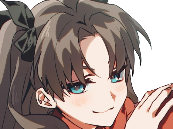 rin tohsaka fatestay fate stay night master jeu manga anime ln waifu femme brune