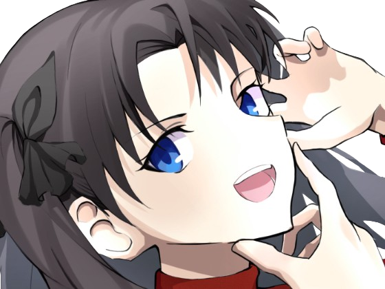 rin tohsaka fatestay fate stay night master jeu manga anime ln waifu femme brune