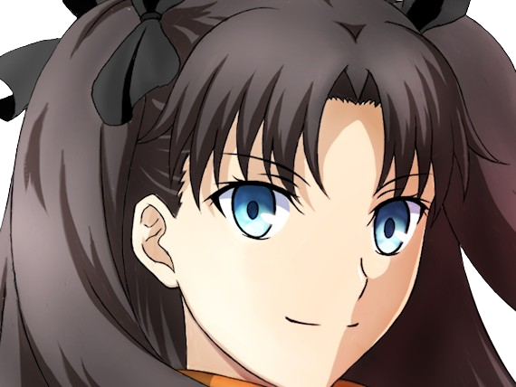 rin tohsaka fatestay fate stay night master jeu manga anime ln waifu femme brune