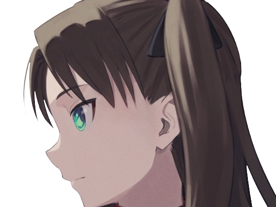 rin tohsaka fatestay fate stay night master jeu manga anime ln waifu femme brune