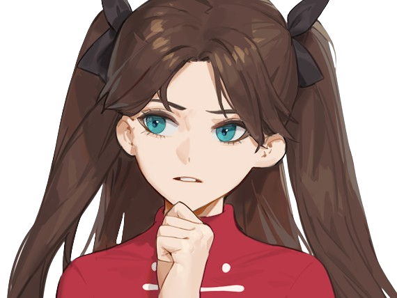 rin tohsaka fatestay fate stay night master jeu manga anime ln waifu femme brune