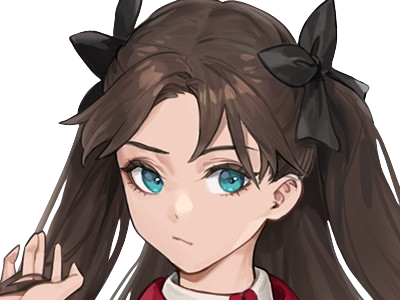 rin tohsaka fatestay fate stay night master jeu manga anime ln waifu femme brune