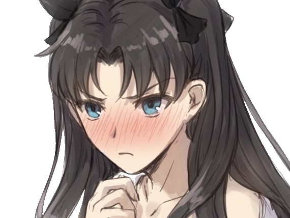 rin tohsaka fatestay fate stay night master jeu manga anime ln waifu femme brune