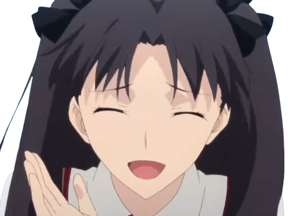 rin tohsaka fatestay fate stay night master jeu manga anime ln waifu femme brune