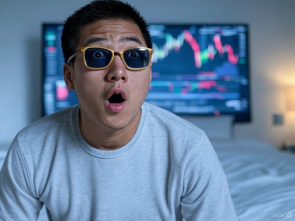 reveil chinois crypto pump dump finance lunette bitcoin lit