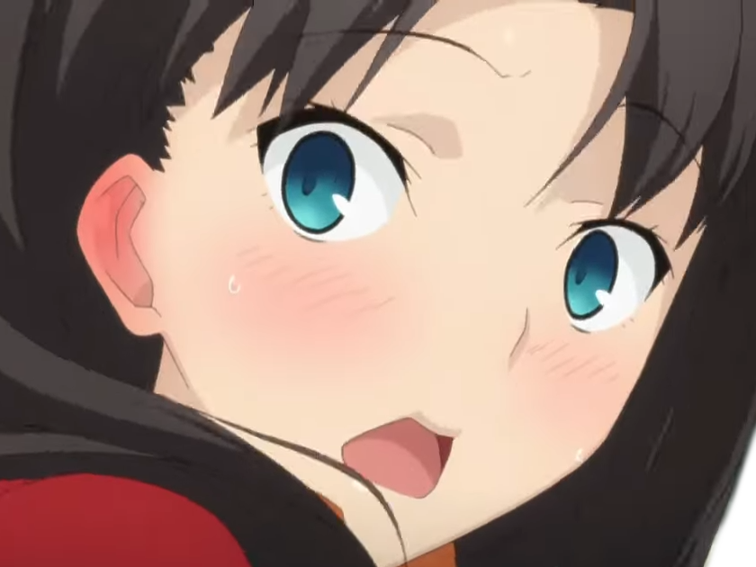 rin tohsaka fatestay fate stay night master jeu manga anime ln waifu femme brune