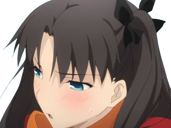 rin tohsaka fatestay fate stay night master jeu manga anime ln waifu femme brune