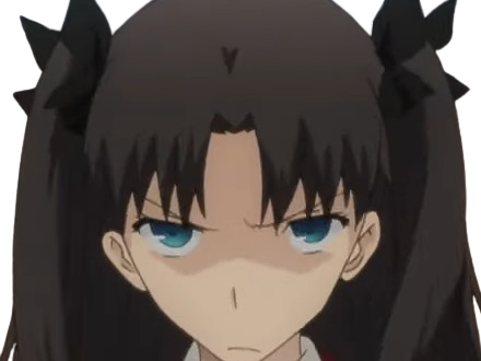 rin tohsaka fatestay fate stay night master jeu manga anime ln waifu femme brune