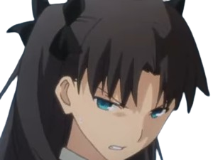 rin tohsaka fatestay fate stay night master jeu manga anime ln waifu femme brune