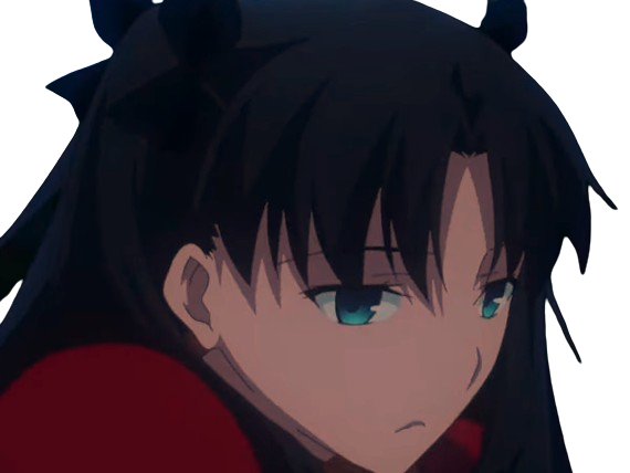 rin tohsaka fatestay fate stay night master jeu manga anime ln waifu femme brune