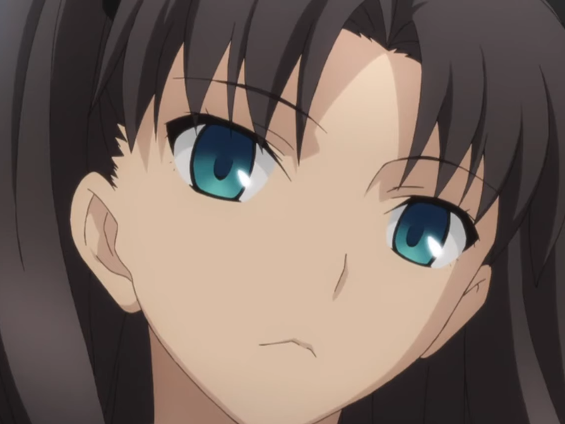 rin tohsaka fatestay fate stay night master jeu manga anime ln waifu femme brune