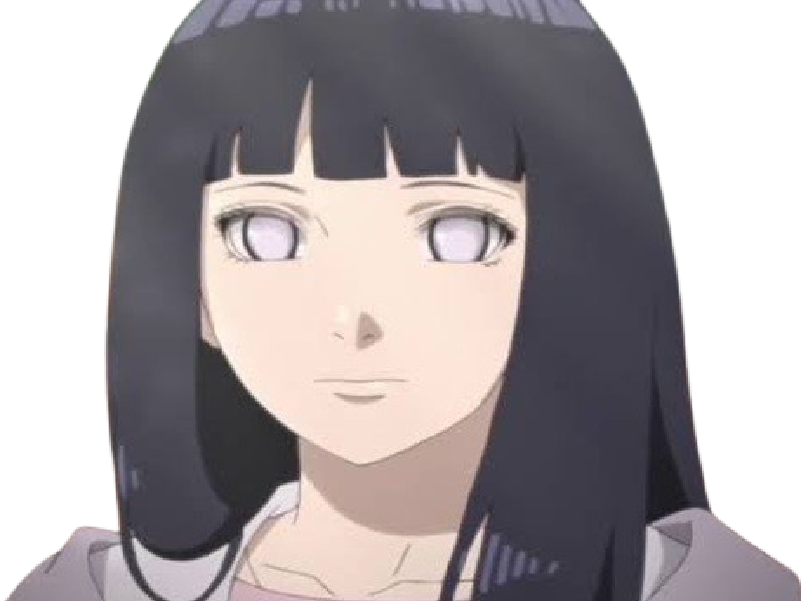 hinata hyuga naruto regard pense reflexion think blase