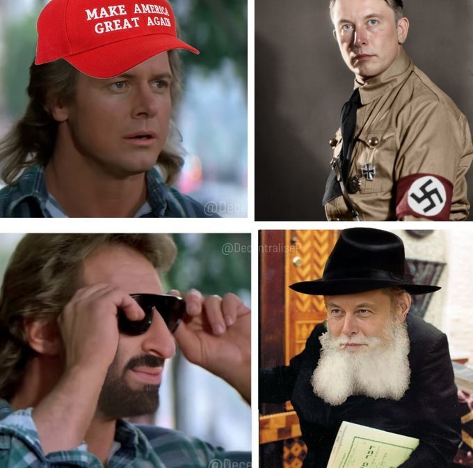 glandilus tonton adolf sieg heil kampf symbol geste salute spacex doge maga wwg1wga tesla openai