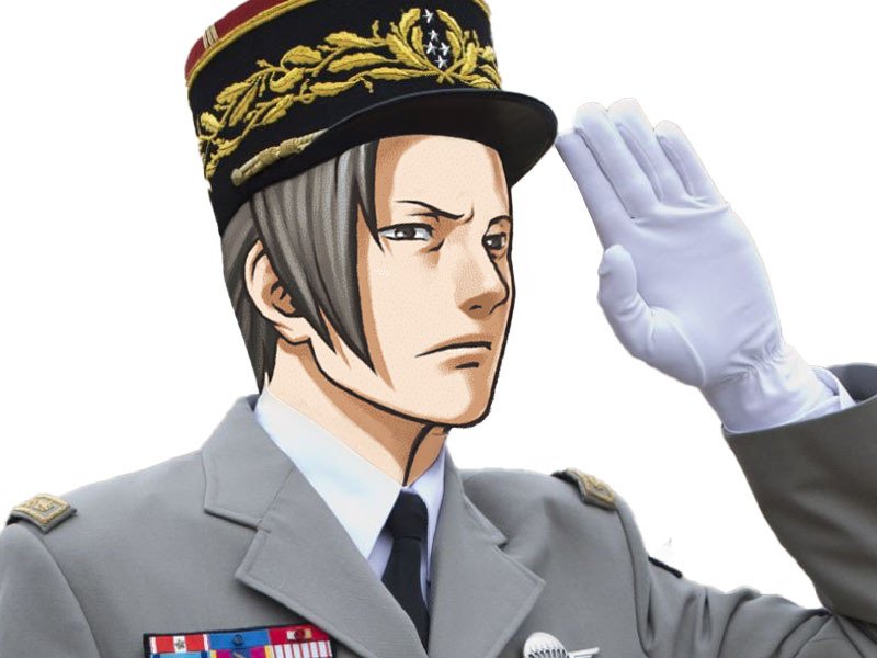 izan nami izannami mitsurugi reiji miles edgeworth phoenix wright ace attorney general garde a vous