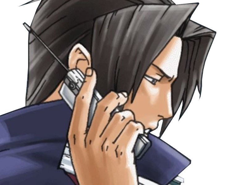 izan nami izannami mitsurugi reiji miles edgeworth phoenix wright ace attorney telephone allo maman bobo