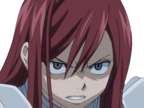 erza scarlet fairy tail elsa hiro mashima manga anime waifu mage titania rang s rousse