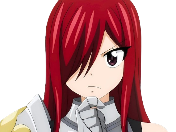 erza scarlet fairy tail elsa hiro mashima manga anime waifu mage titania rang s rousse