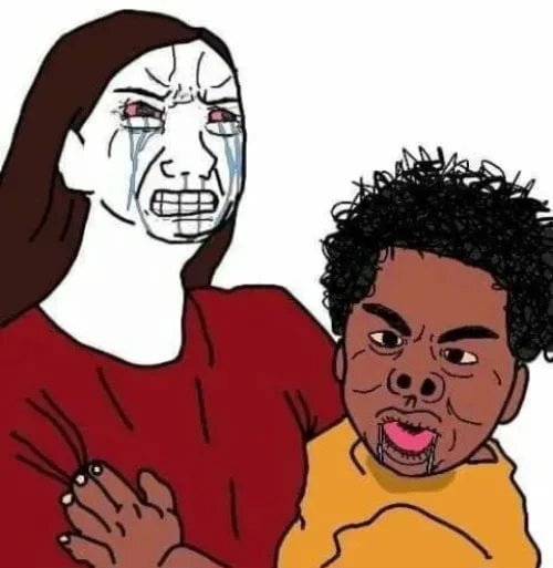 metisse mulatre batard rat femme meuf fille blanche noir negre