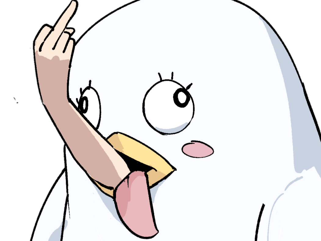 blue archive peroro higumi middle finger doigt honneur dhonneur peluche doudou fuck costume