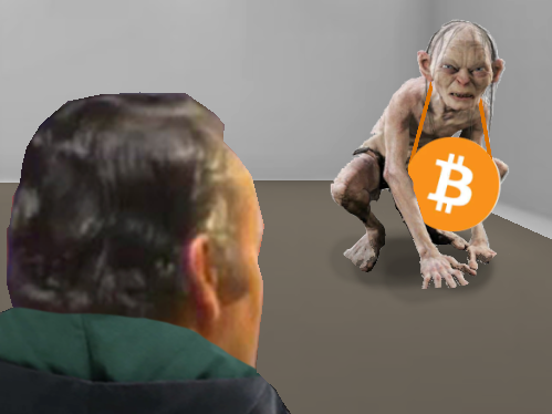 btc bitcoin maxi maximaliste gollum crypto