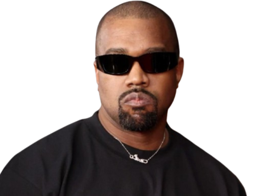 kanye west bianca censori rap us lunettes style