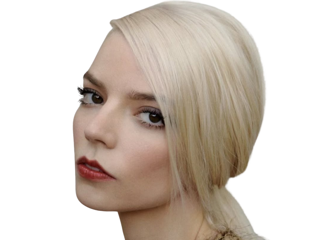 anya taylor joy dior beaute blonde icone