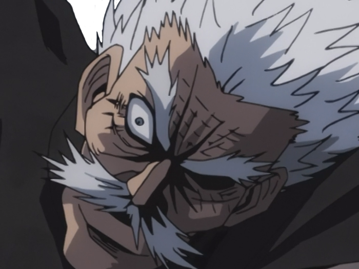 silver fang bang heros one punch man opm vieux anime manga art martiaux maitre badass