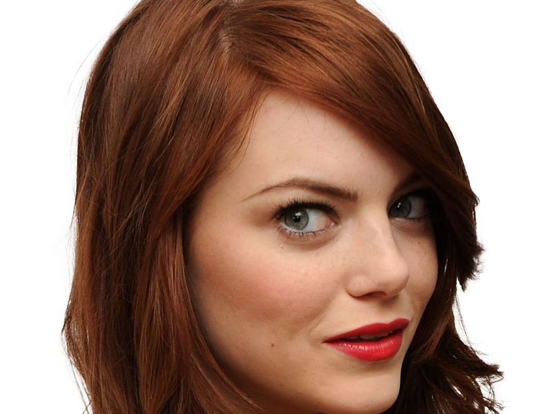 Sticker emma emily jean stone actrice productrice americaine annees 2010 rousse yeux verts femme oscarisee par Dark-63