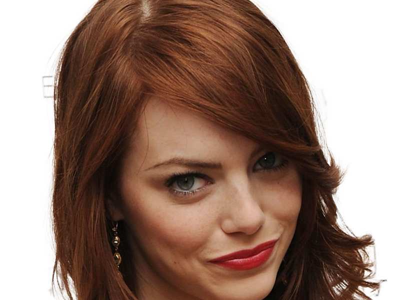 Sticker emma emily jean stone actrice productrice americaine annees 2010 rousse yeux verts femme oscarisee par Dark-63