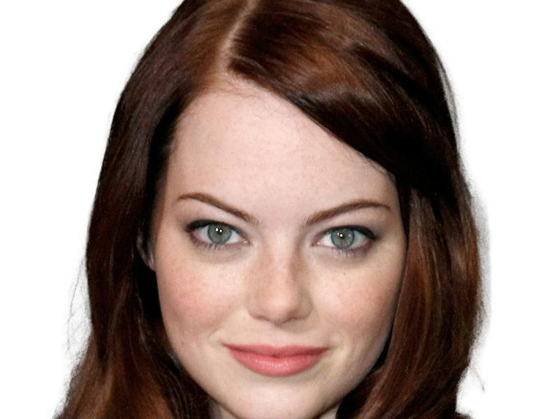 Sticker emma emily jean stone actrice productrice americaine annees 2010 rousse yeux verts femme oscarisee par Dark-63