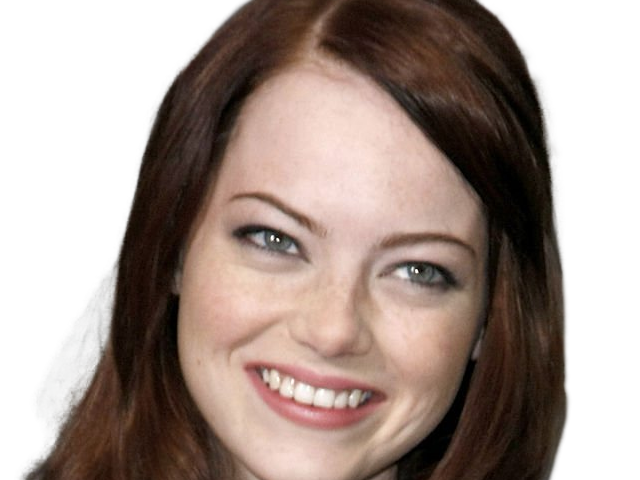 Sticker emma emily jean stone actrice productrice americaine annees 2010 rousse yeux verts femme oscarisee par Dark-63