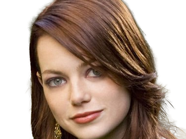 Sticker emma emily jean stone actrice productrice americaine annees 2010 rousse yeux verts femme oscarisee par Dark-63