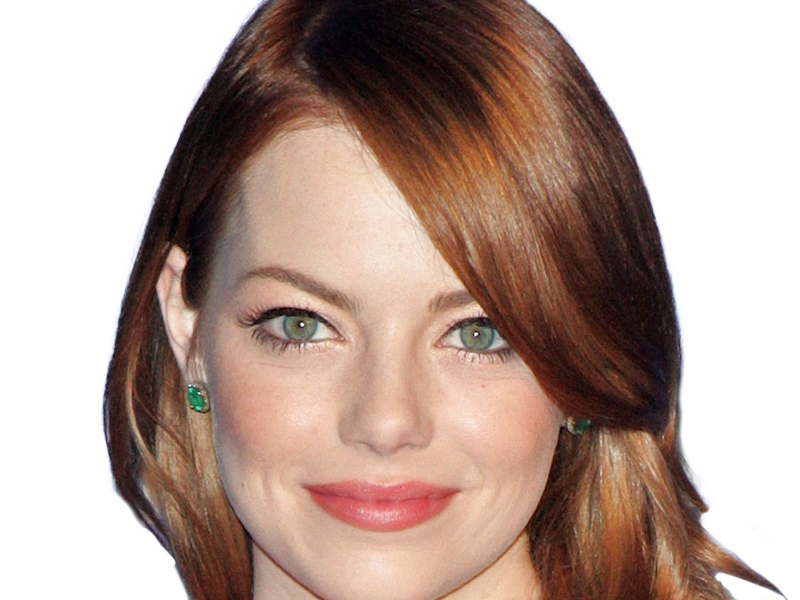Sticker emma emily jean stone actrice productrice americaine annees 2010 rousse yeux verts femme oscarisee par Dark-63