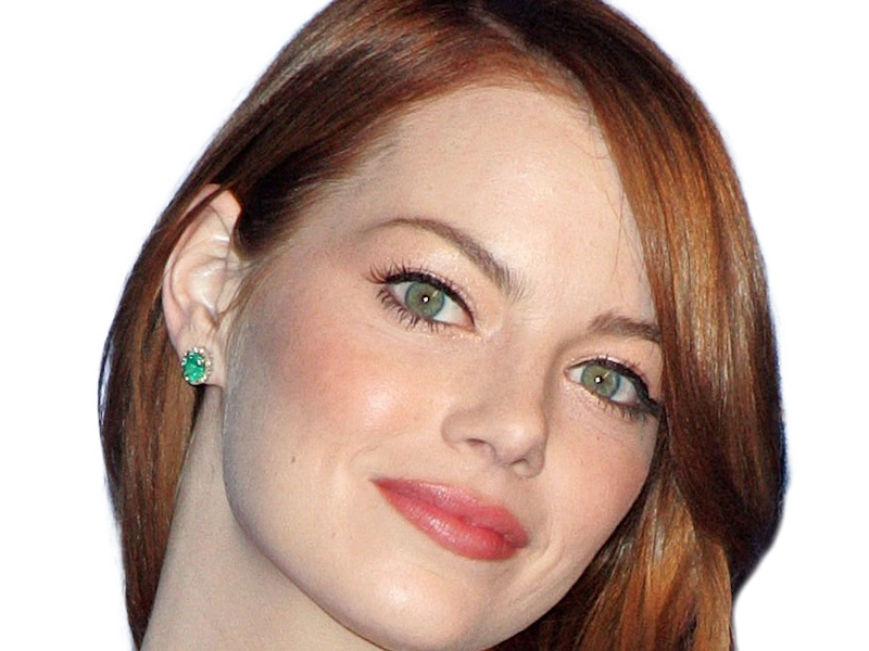 Sticker emma emily jean stone actrice productrice americaine annees 2010 rousse yeux verts femme oscarisee par Dark-63