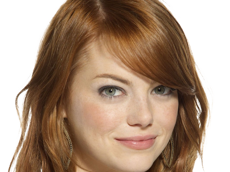 Sticker emma emily jean stone actrice productrice americaine annees 2010 rousse yeux verts femme oscarisee par Dark-63