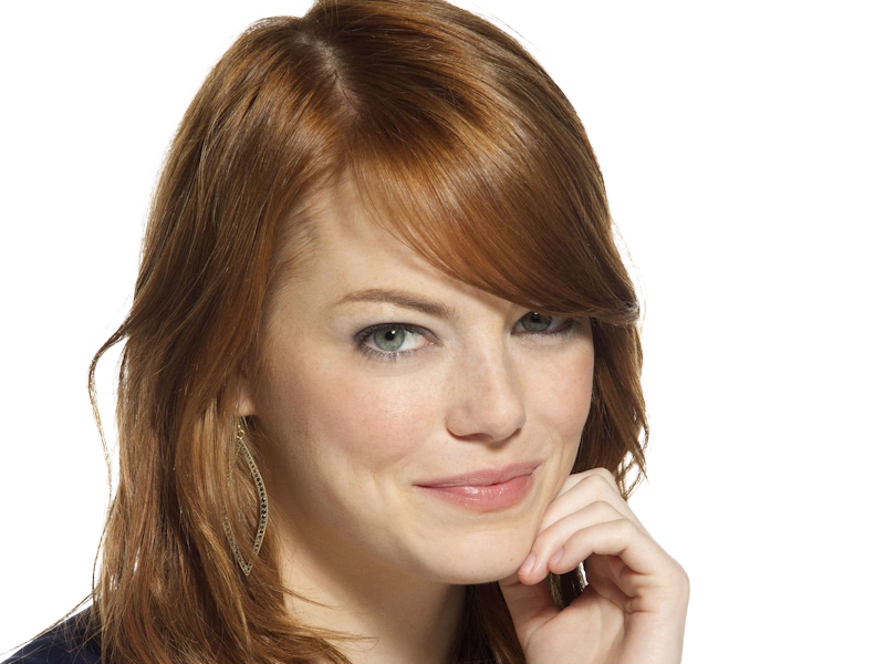 Sticker emma emily jean stone actrice productrice americaine annees 2010 rousse yeux verts femme oscarisee par Dark-63