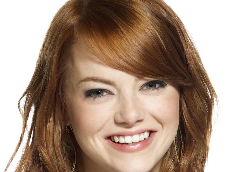 Sticker emma emily jean stone actrice productrice americaine annees 2010 rousse yeux verts femme oscarisee par Dark-63