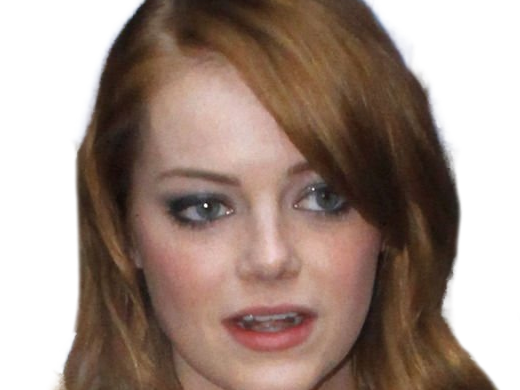 Sticker emma emily jean stone actrice productrice americaine annees 2010 rousse yeux verts femme oscarisee par Dark-63