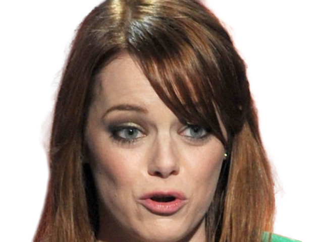 Sticker emma emily jean stone actrice productrice americaine annees 2010 rousse yeux verts femme oscarisee par Dark-63