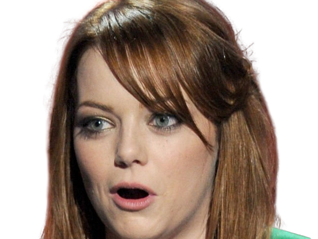 Sticker emma emily jean stone actrice productrice americaine annees 2010 rousse yeux verts femme oscarisee par Dark-63
