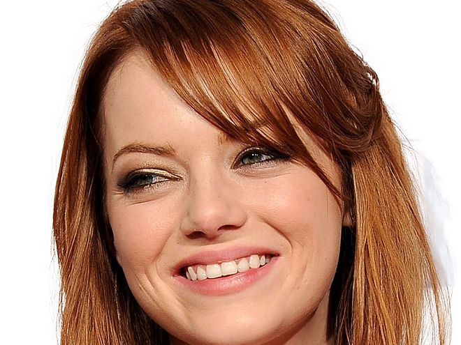 Sticker emma emily jean stone actrice productrice americaine annees 2010 rousse yeux verts femme oscarisee par Dark-63