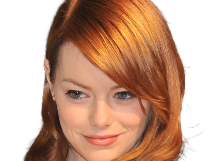 Sticker emma emily jean stone actrice productrice americaine annees 2010 rousse yeux verts femme oscarisee par Dark-63