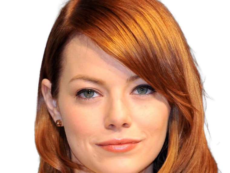 Sticker emma emily jean stone actrice productrice americaine annees 2010 rousse yeux verts femme oscarisee par Dark-63