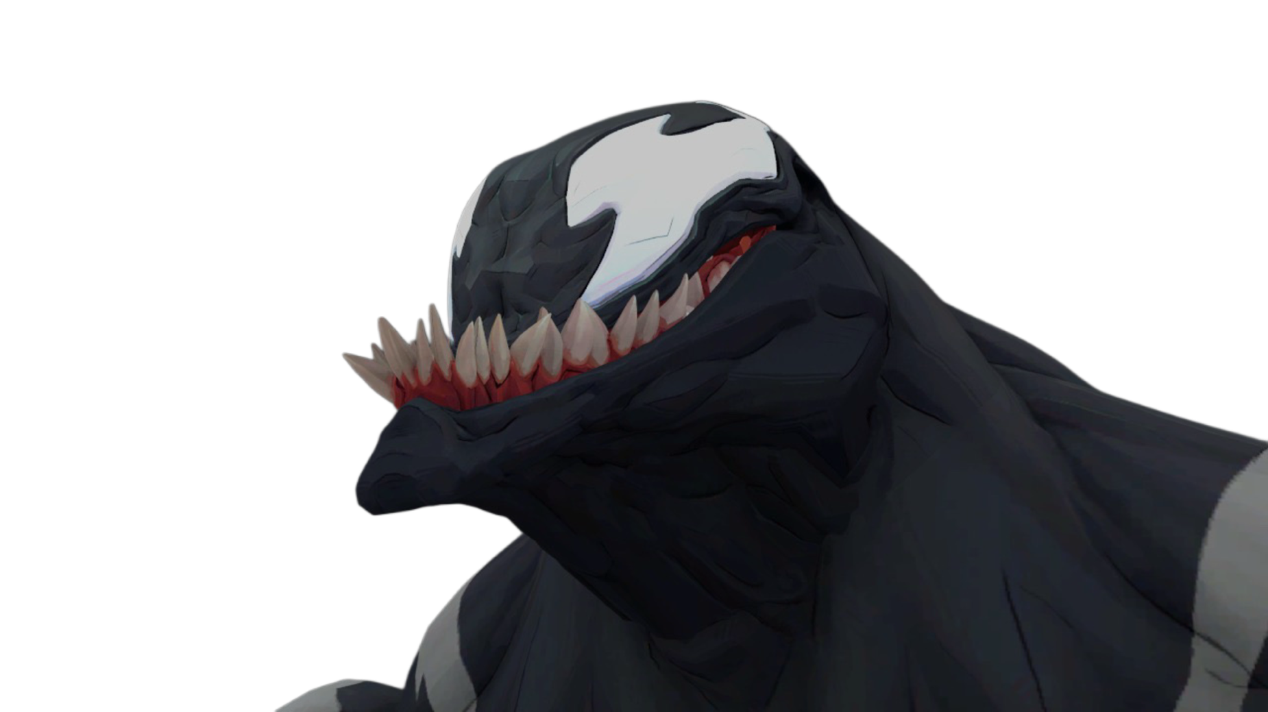 venom marvel triso golmon drole tete