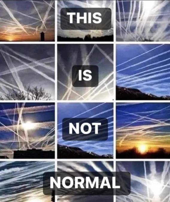 chemtrails spray epandages empoisonnement puits ciel sang complot debile