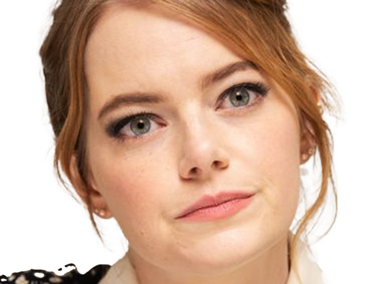 emma emily jean stone actrice productrice americaine rousse yeux verts femme oscarisee cheveux attaches